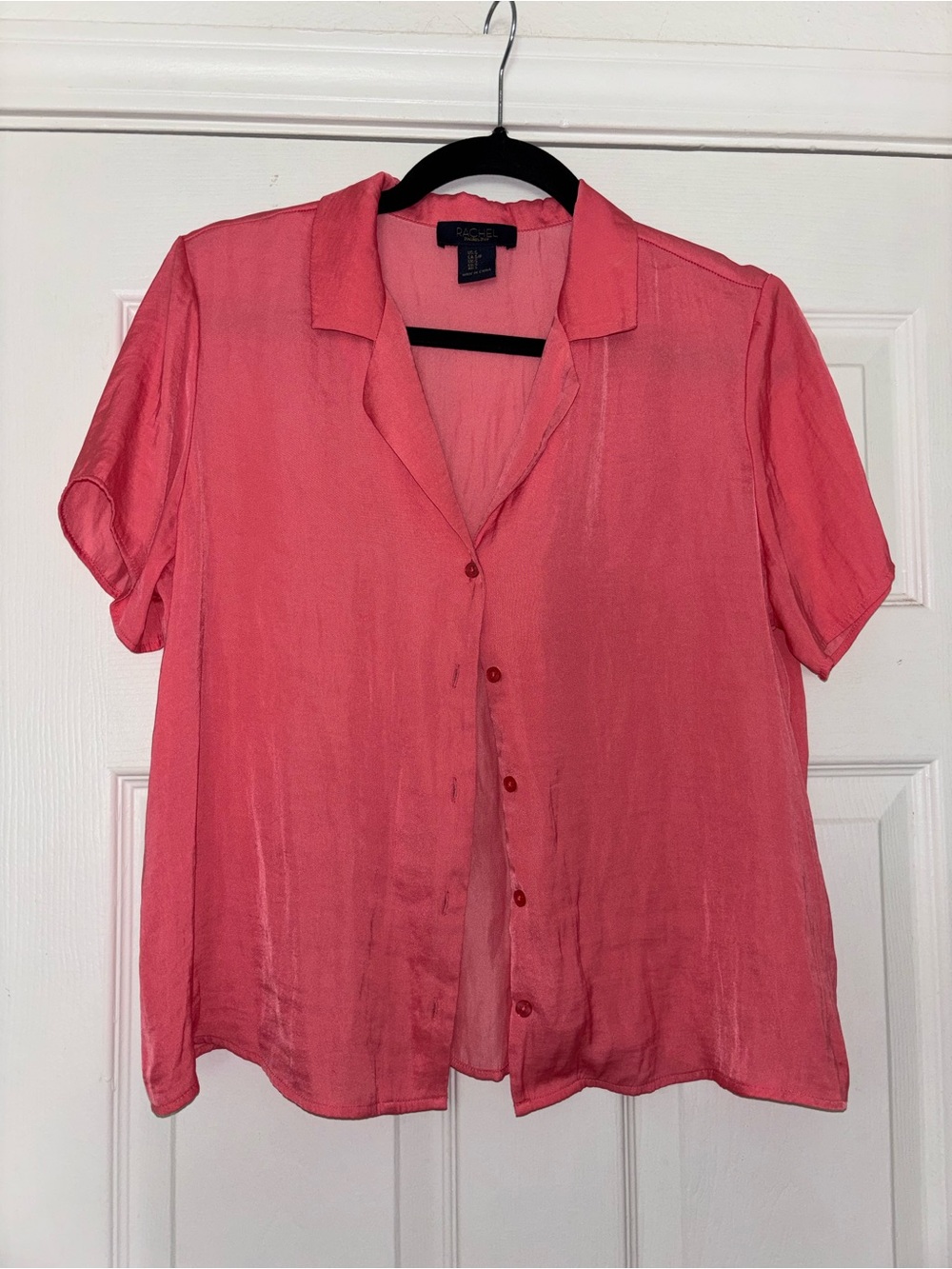RACHEL Rachel Roy Coral Pink Blouse